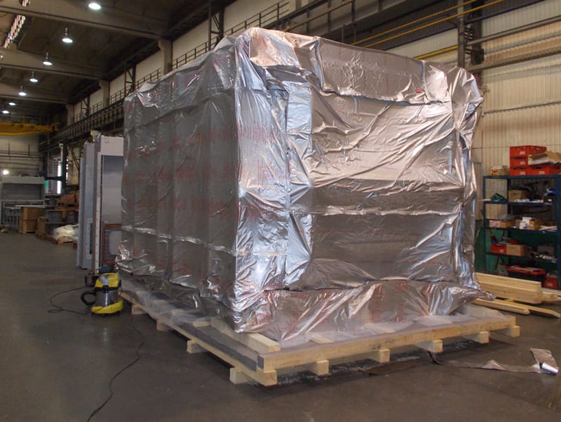 Вакуумная упаковка груза в Москве